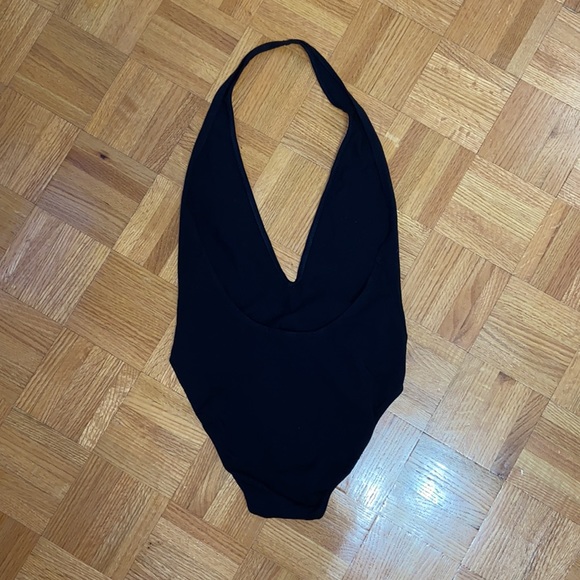 Victoria secret - black plunging body suit xs - Picture 2 of 2